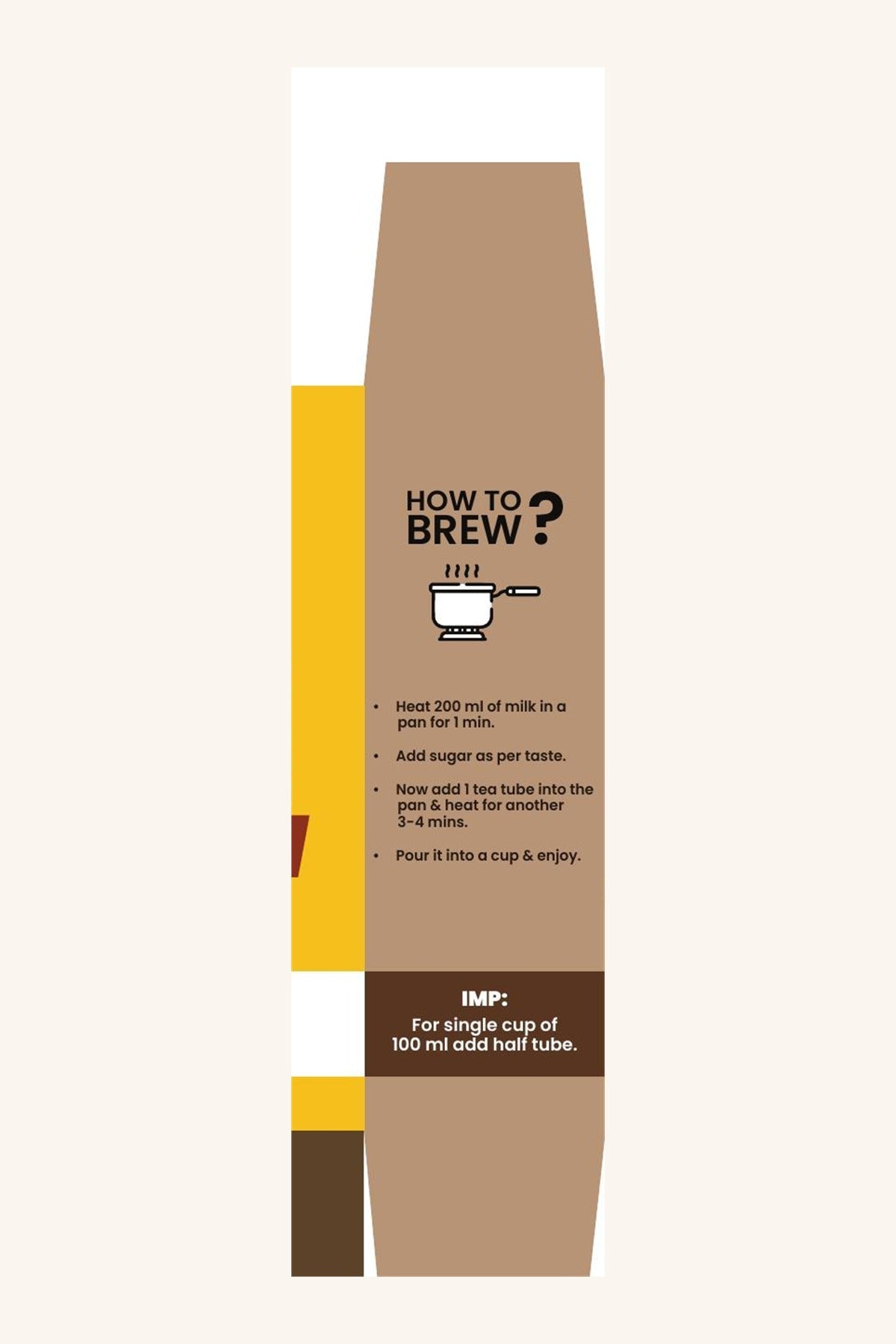 How to brew Kashmiri Masala Tea - official box instructions